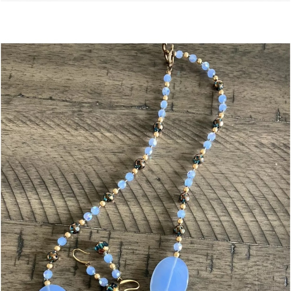 Necklace and earrings
